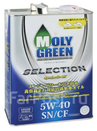 Масло MOLY Green Selection SN/СF 5W40 4л