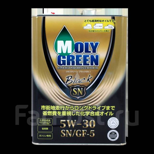Масло MOLY Green Black SN/GF-5 5W-30 4л