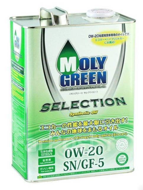 Масло MOLY Green Selection SN/GF-5 0W20 4л