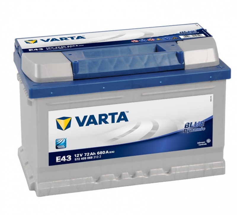 VARTA Blue Dynamic E43 6CT-72 (низкий)