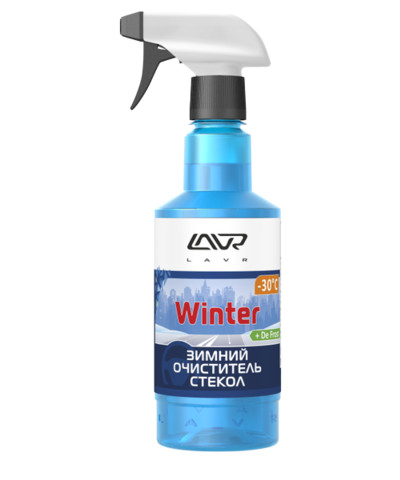 Зимний очиститель стекол LAVR Glass Cleaner Winter -30°C Ln1301, 500 мл